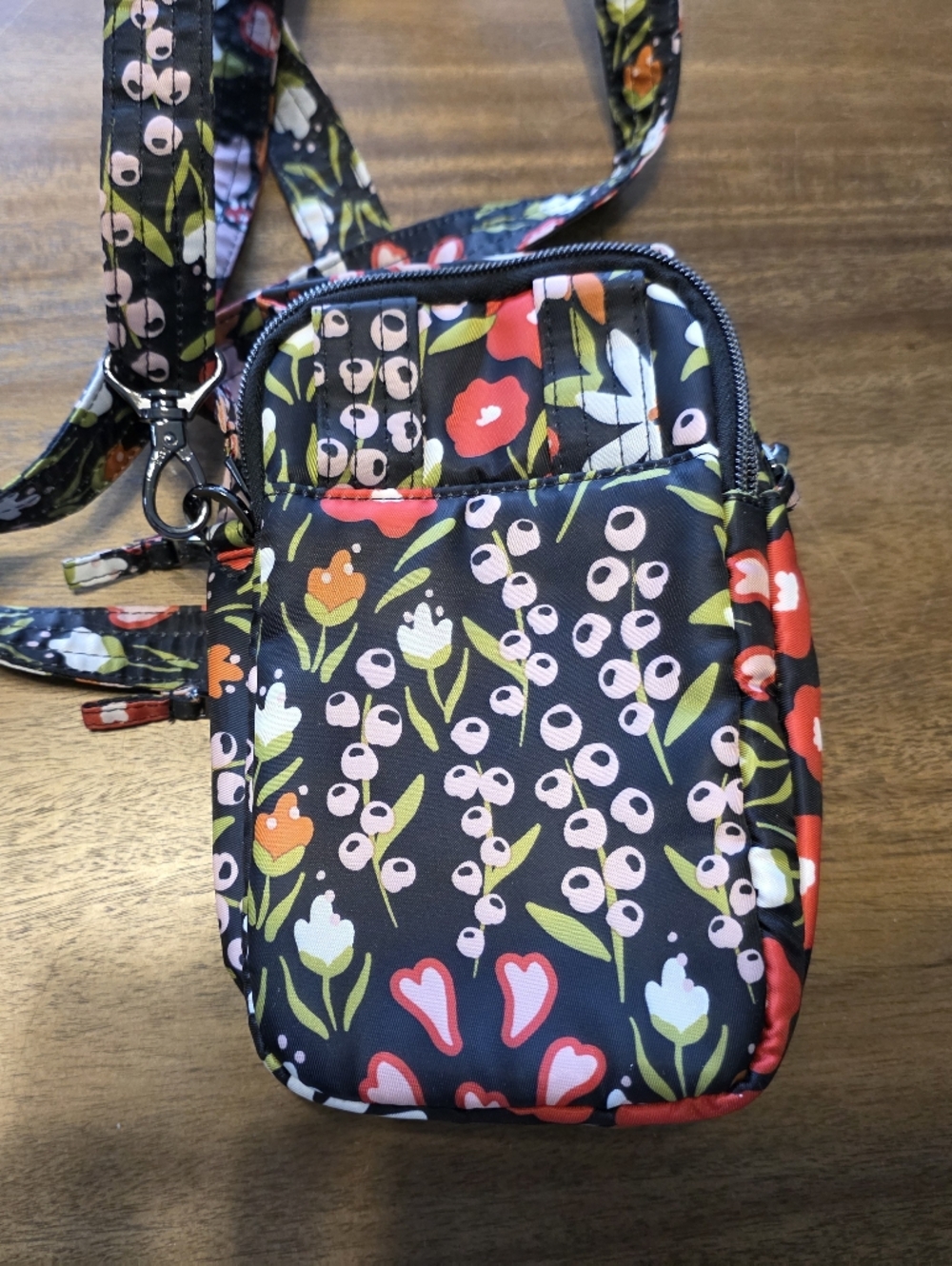 Lug Mini Skeeter Convertible Crossbody Bag in Mixed Flowers - Picture 2 of 5
